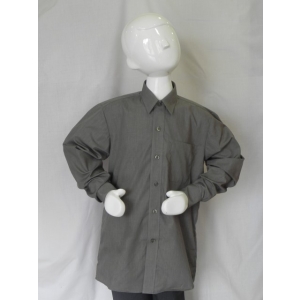 Grey Long Sleeved Shirt - Twinpack