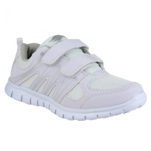 White Velcro Trainers